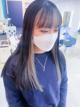 ボックスミコ(Box mico.) ミルクティーベージュ×ブラック≪インナーカラー≫