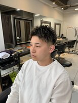 アイズ 海老名(AIZU) ジェットモヒカンフェードカットスウィングアップバングショート