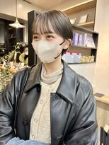 サンド 表参道(sand)&nbsp;表参道インナーカラーブリーチダブルカラーショートボブ