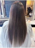 20代30代ダブルカラーブリーチ立体感グラデーショングレージュ