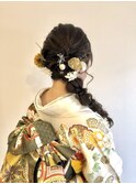 編みおろしスタイル