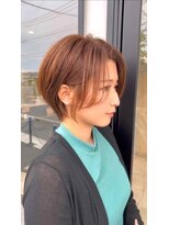 ヘアメイクアース 八潮店(HAIR & MAKE EARTH) 大人可愛い20代30代40代ショートボブ丸みショート