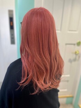 マティーナ ヘアー 池袋(Matina hair) 【サーモンピンクヘアカラー】20代30代40代50代