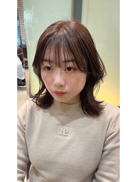 アメリ バイ アピッシュ(Amelie by apish) くびれパーマ/韓国風パーマ/ミディアムパーマ