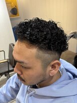 アメラボ(AmeLab)&nbsp;名古屋天白区梅ヶ丘大人ハードパーマバーバースタイル