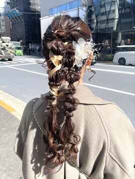 ピークアブー 原宿ハラカド(PEEK-A-BOO) 結婚式ヘア ヘアセット 成人式ヘア ライブ前ヘアアレンジ 原宿