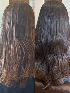 アイノアシェール 西宮(AInoa Cher) 髪質改善/ビフォーアフター