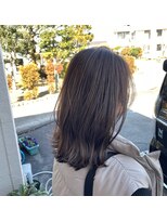 ヘアーロッジ(HAIR ROJJ)&nbsp;切りっぱなし／ミディアムボブ