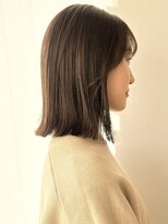 モリオフロムロンドン 松戸店(Morio from London)&nbsp;【モリオ松戸　石山】大人可愛いナチュラル外ハネボブ前髪あり