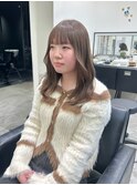 透明感*ダブルカラーでベージュカラーに変身