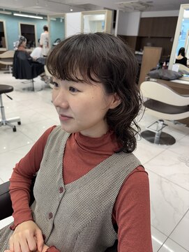 アッシュ 下北沢店(Ash) ミディアムレイヤーパーマ