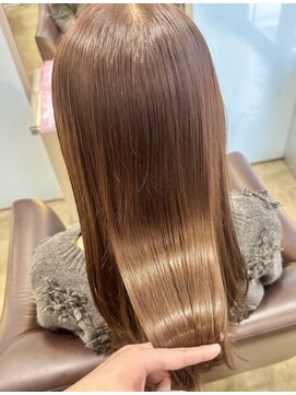 オールバイワンネス(ALL by One'Ness) ☆髪質改善カラー×ブリーチなし！ミルクティーブラウン