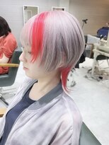 デイズ(days)&nbsp;個性派ハイトーンウルフ×レッドデザインカラー