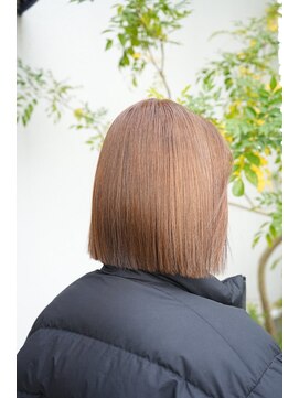 チェロ 中町(CHERO) ★美髪ダブルカラー大人可愛い＃ボブ＃透明感カラー＃ブリーチ