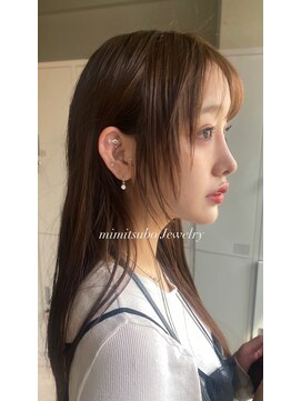 ライズ ネックス ザ サロン 渋谷(LIZE nex the salon) 【MOE】トレンド♪チタン粒耳ジュエリー