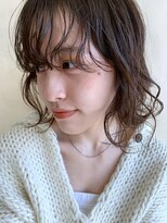 トリッカ シブヤ(TRICCA SHIBUYA)&nbsp;ウェーブパーマ/ニュアンスボブ/暗髪ブラウン
