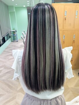 コル(CoL) ピンク×ホワイトエクステ20本【RIE】