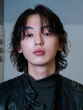 アンサー 原宿(ANSWER) メンズボブメンズミディアムパーマニュアンスパーマルーズパーマ