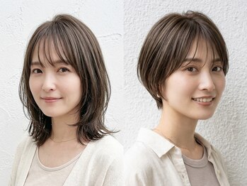 クシェル バイ リリア(kuschel by LILIA.)の写真/《大小路駅徒歩5分》白髪ぼかしも◎エドルクオンカラーで透明感、ダメージ気になる髪はルビオナカラーで♪