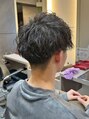 ミチオノザワヘアサロンギンザ 静岡店(Michio Nozawa HAIR SALON Ginza) ツイスト感とウエーブ感を出した縦落ちツイストスパイラル。