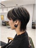 /メンズショートウルフ/