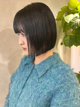 フォト 富山(foto) ミニボブ/ぱっつとボブ／切りっぱなしボブ