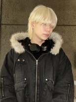 イエナ 渋谷(IENA)&nbsp;シースルーウルフホワイトブロンドシースルーマッシュ