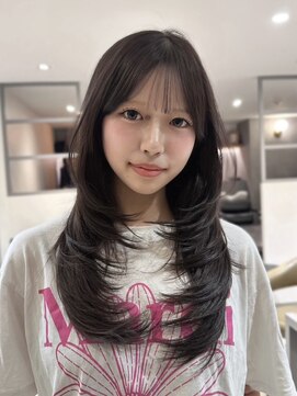アース 高円寺店(HAIR & MAKE EARTH) 顔まわりレイヤー〔@x__xrn03 〕