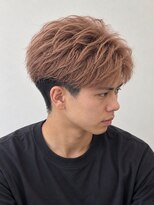シエ バイ ケンジ 湘南台(sie by KENJE) アップバング×ピンクベージュカラー