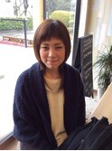 短め前髪カジュアルヘア