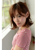 ウルカ 川口店(ulQua) くせ毛風ハネ感ボブ×ウェット感【ウルカ川口】