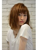 エス ヘアメイク スペース(es hair make space)&nbsp;【武蔵小山es】簡単スタイリング！無造作ウェーブミディ