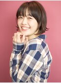 ルーズな外ハネで可愛いやんちゃボフスタイル！