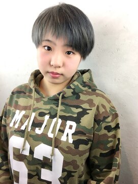 セレンディピティーシピリカ(SERENDIPITY-SIPIRKA) ☆シルバーアッシュ（Wカラー）×アシメショート☆