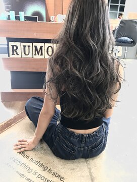 ルモア(RUMOR) Rumor×暗髪『セピアグレージュ』透明感のあるカラー