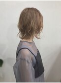 【ALIUS 池袋 小川】ボブウルフ×2ブリーチ×くすみブロンド