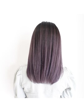 デコヘアーフラッペ(DECO HAIR frappe) エアタッチ　グラデーションカラー　ラベンダー