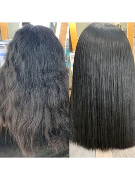 アンフィユヌキャトル(AnFye une Qatll) [AnFye une Qatll」難易度ジュエリーシステム縮毛+カット