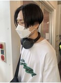◇センターパート 韓国ヘア ニュアンスパーマ 前下がり マイキー