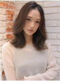 《Agu hair》重めくびれヘアで小顔効果◎ミディ