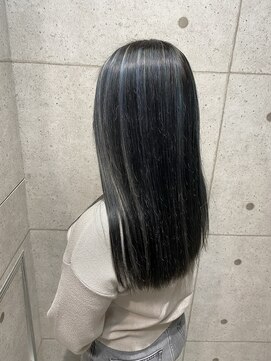 ヘアサロン ドットプラス 町田店(dot. plus) ハイライト×ブルーシルバー