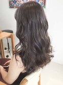 ブリーチなしダブルカラー/アッシュグレージュカラー