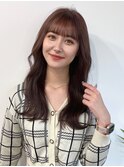 韓国風くびれヘア/ヨシンモリ/ブランジュ/20代30代40代