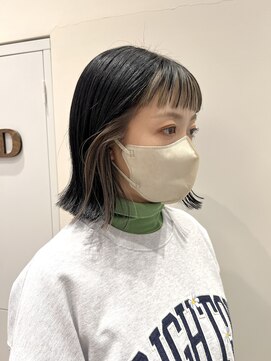 タミー 武蔵小杉(TAMMY) バングカラー　インナーカラー　ボブ