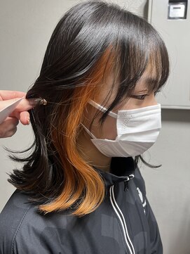 エリス ウメダ(Eliss umeda) オレンジ×イヤリングカラー
