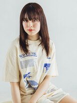 ライクバイコトナ 越谷(RIKE by kotona) たっぷりレイヤーのショコラブラウンセミロング