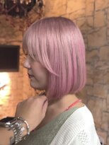 アンク クロス 池袋北口店(ANKHCROSS)&nbsp;エクステ ピンク ボブ ◎