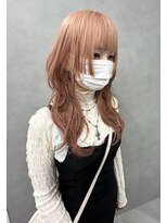 ジエクト カナウ(The Ect canow)&nbsp;ウルフ/ロングレイヤー/ハイトーン/ピンク/レイヤーカット