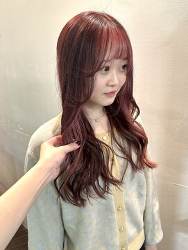 リジョイスヘア(REJOICE hair) face flaming → pink
