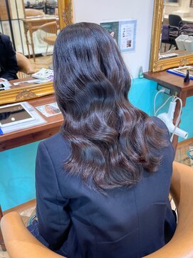 ロンド ブランシュ 錦糸町北口(Lond blanche) 艶のあるイノアカラー　黒髪カタログ